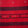 Limbodi Work Maroon Shawl with Weaving Border