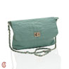 Honeydew Blue Textured Flap Sling Bag