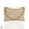 Ivory White Chain Tote Bag