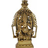 Stylised Brass Sitting Ganesha